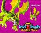 Jungle Dragon. Invizimals Shadow Zone. Δράκοι της ζούγκλας έχουν ένα ισχυρό όπλο, ένα οξύ που σούβλα εναντίον του εχθρού